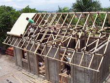 KONSTRUKSI DINDING BAMBU 2 Jayawan