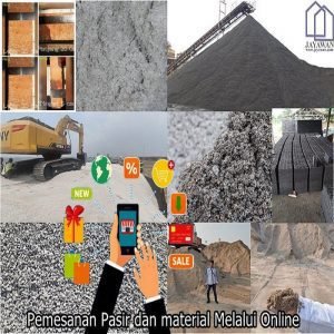 Pemesanan Pasir dan material Melalui Online