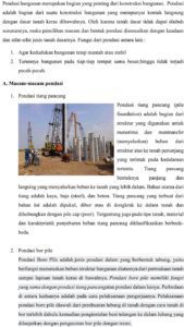 Jenis Dan Macam Pondasi