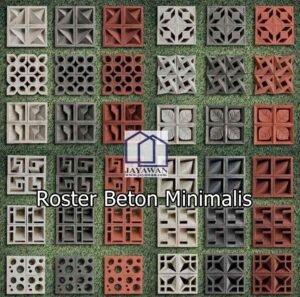 Roster Beton Minimalis